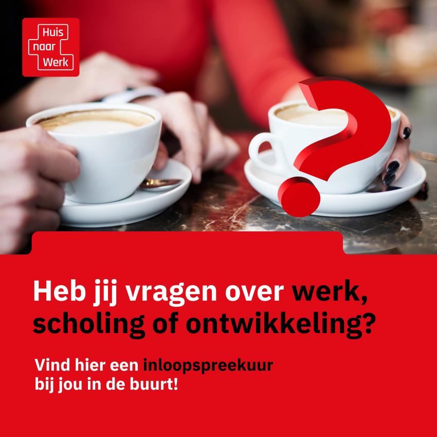 Heb jij vragen over werk, scholing of ontwikkeling? vind hier een loopbaanspreekuur bij jou in de buurt